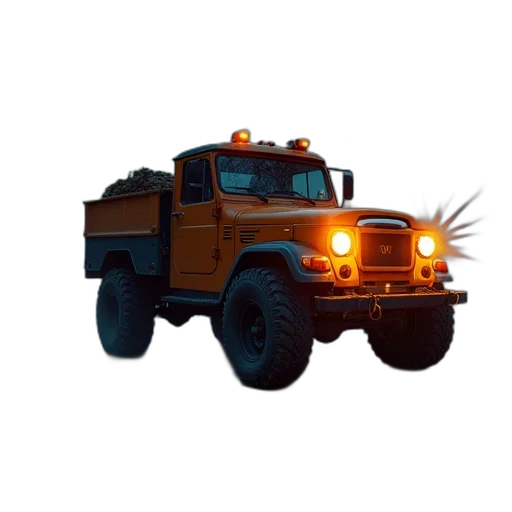 weapon, car, concept art, 3d render transparent PNG cut-out