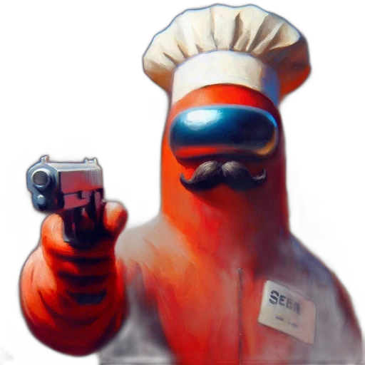 robot, food, staff, weapon transparent PNG cut-out
