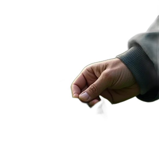 staff, jacket, 3d render, man transparent PNG cut-out