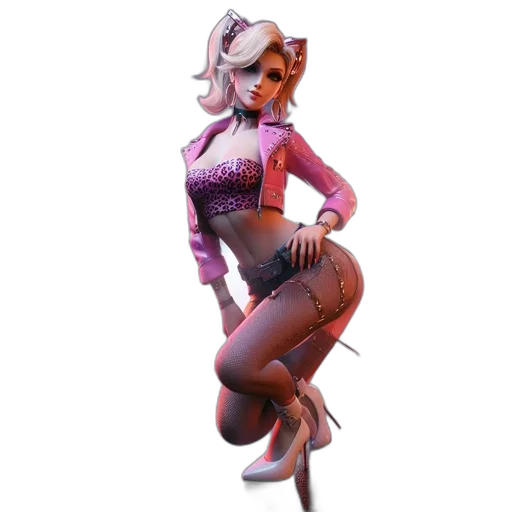 dress, 3d render, concept art, pixel art transparent PNG cut-out