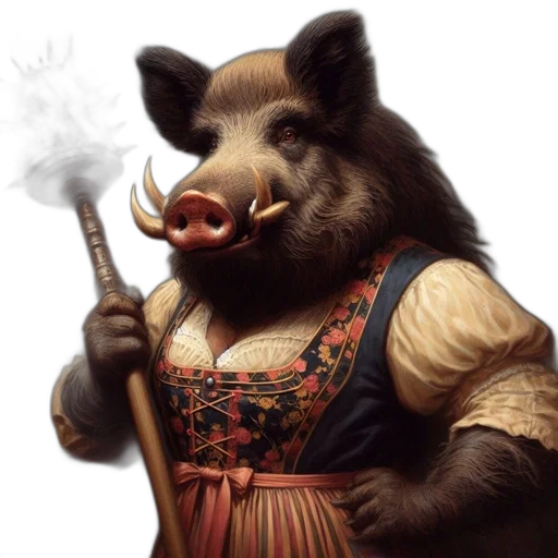animal, staff, fantasy art, concept art transparent PNG cut-out
