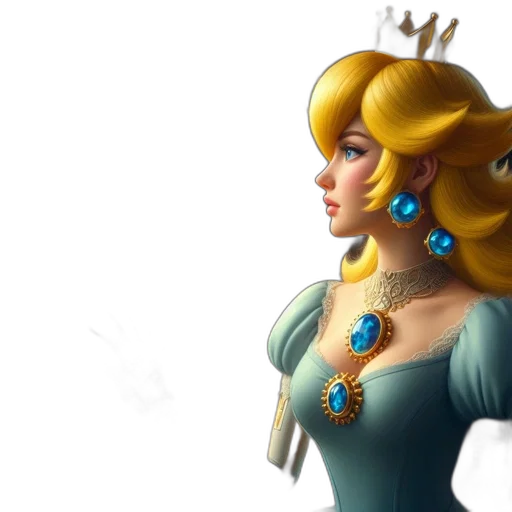 crown, dress, jewelry, concept art transparent PNG cut-out