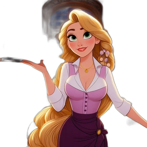 staff, dress, cartoon, fantasy art transparent PNG cut-out