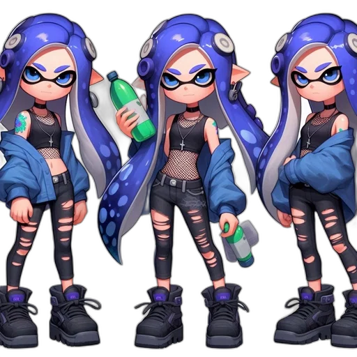 weapon, jacket, dress, concept art transparent PNG cut-out