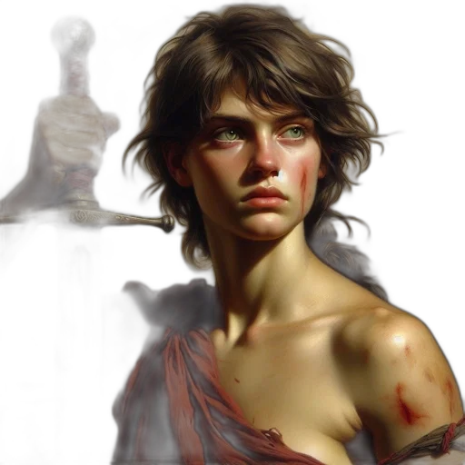 face, photorealistic, fantasy art, concept art transparent PNG cut-out