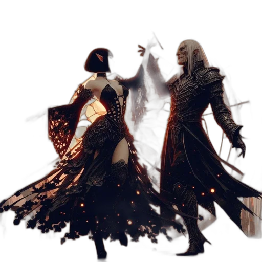 sword, dress, staff, weapon transparent PNG cut-out