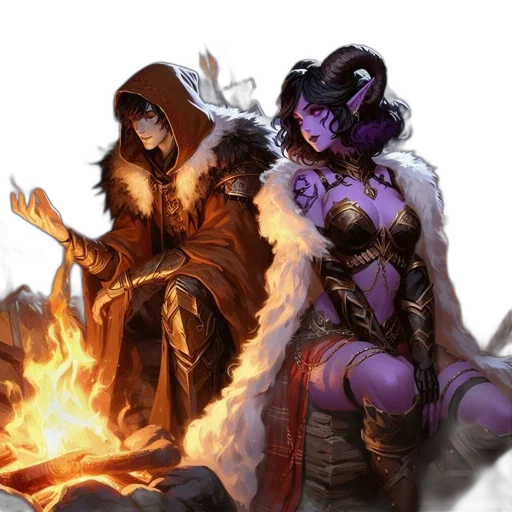 fantasy art, concept art, comic book art, pixel art transparent PNG cut-out