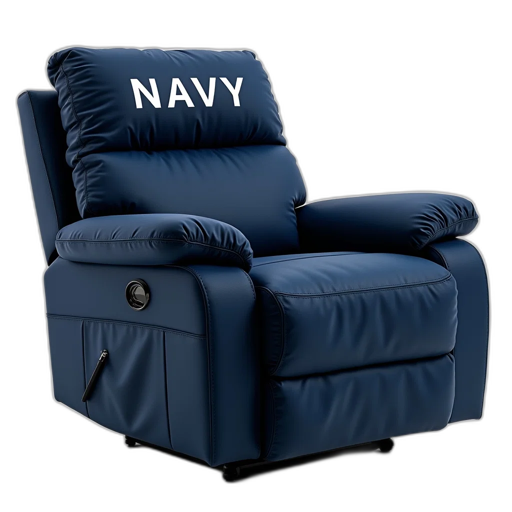 furniture, crown, 3d render, navy transparent PNG cut-out
