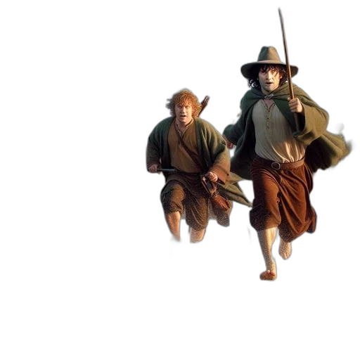 staff, sword, weapon, hat transparent PNG cut-out