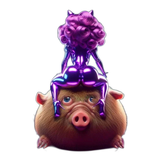animal, crown, creature, mask transparent PNG cut-out