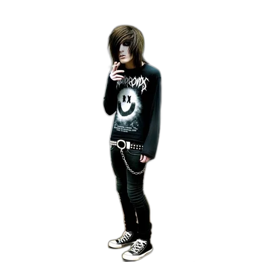 jacket, creature, staff, hair transparent PNG cut-out
