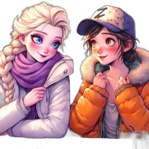 jacket, anime, pixel art, concept art transparent PNG cut-out