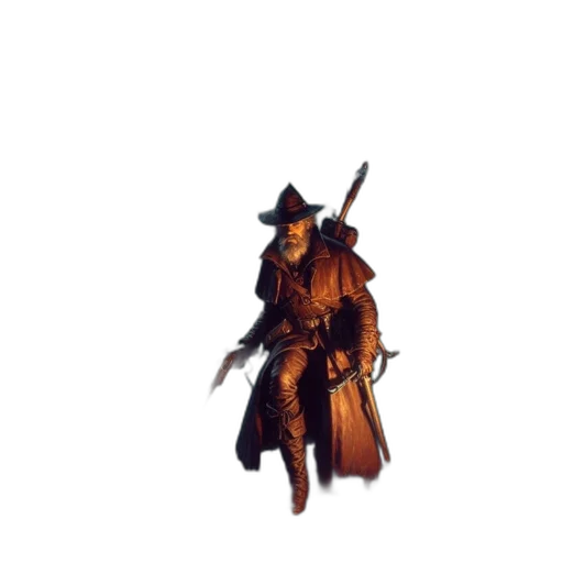 staff, hat, weapon, sword transparent PNG cut-out