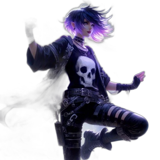 jacket, weapon, cyberpunk, concept art transparent PNG cut-out
