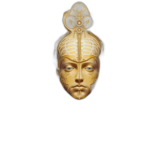 jewelry, mask, crown, face transparent PNG cut-out
