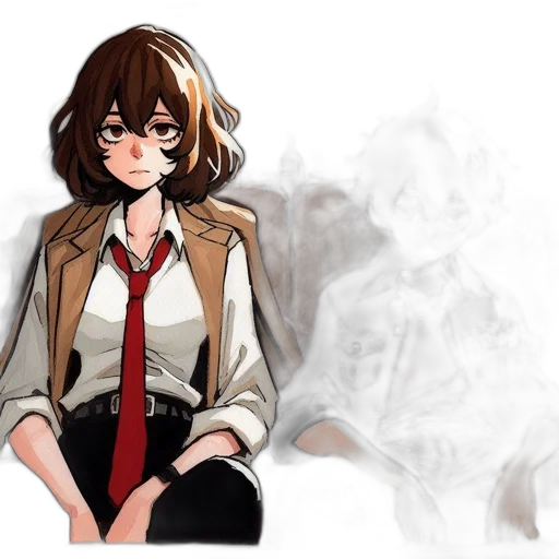 jacket, mask, staff, face transparent PNG cut-out