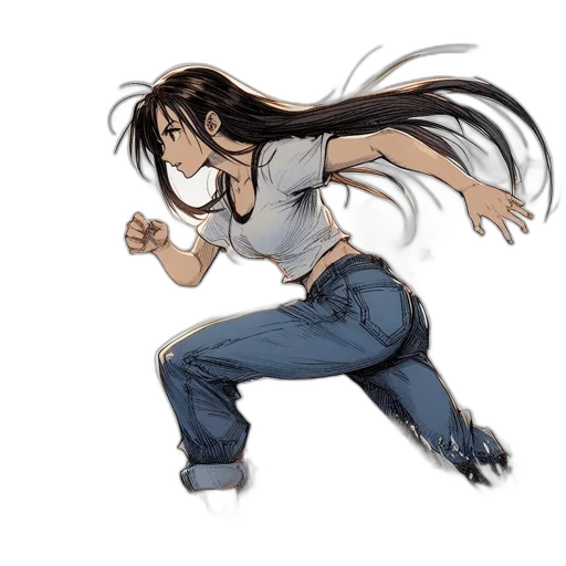 hair, weapon, concept art, anime transparent PNG cut-out