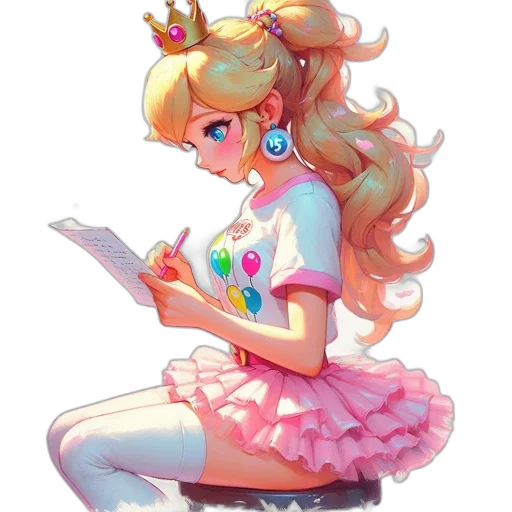 crown, dress, staff, weapon transparent PNG cut-out