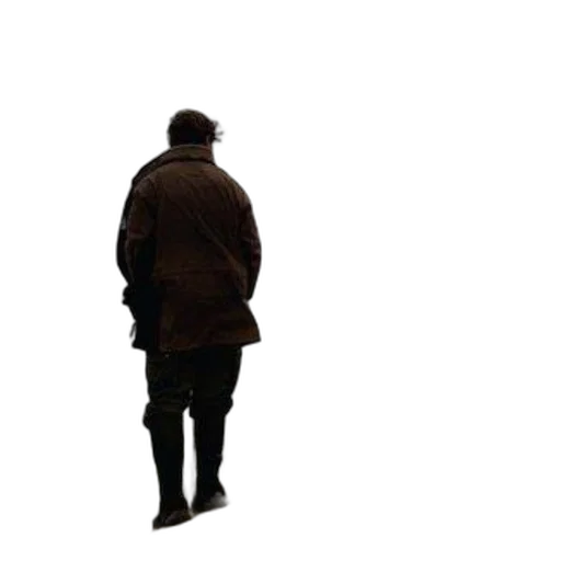 jacket, staff, umbrella, hat transparent PNG cut-out