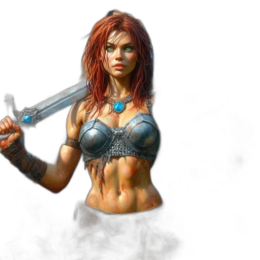 fantasy art, concept art, comic book art, pixel art transparent PNG cut-out