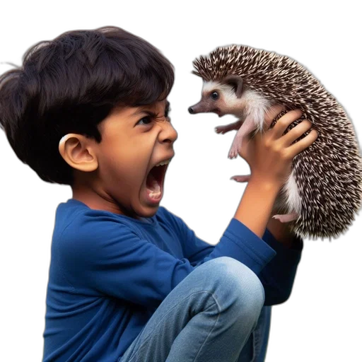 animal, creature, hair, weapon transparent PNG cut-out