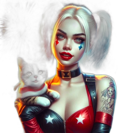 fantasy art, comic book art, concept art, cyberpunk transparent PNG cut-out