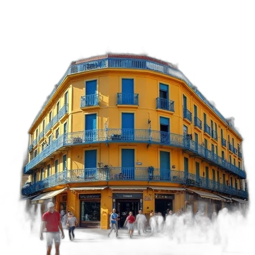 building, staff, furniture, umbrella transparent PNG cut-out