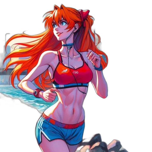 comic book art, concept art, anime, fantasy art transparent PNG cut-out