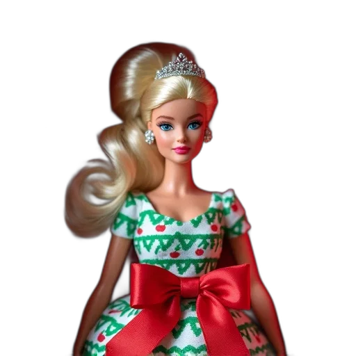 dress, jewelry, 3d render, barbie transparent PNG cut-out