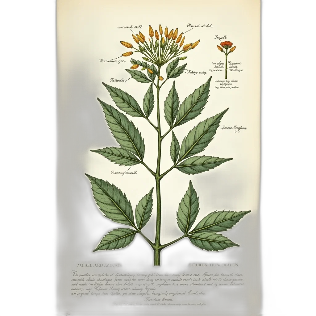 flower, crown, detailed, botanical transparent PNG cut-out