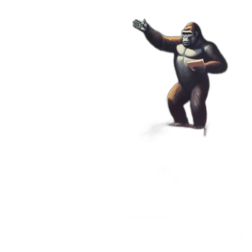 creature, animal, staff, weapon transparent PNG cut-out