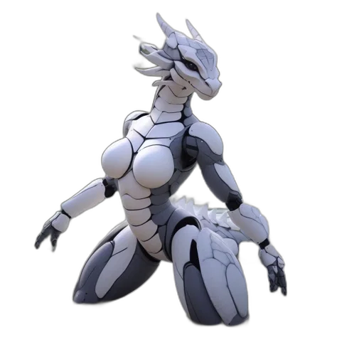dragon, robot, creature, animal transparent PNG cut-out