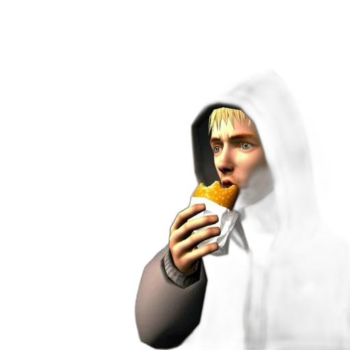 staff, face, weapon, jacket transparent PNG cut-out