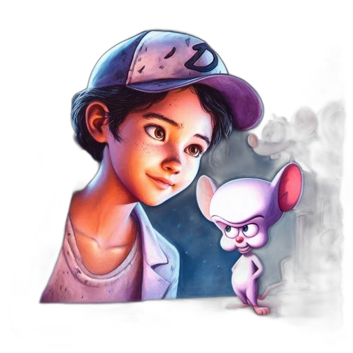 hat, face, creature, concept art transparent PNG cut-out