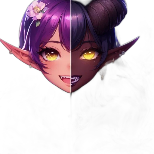 mask, face, crown, staff transparent PNG cut-out