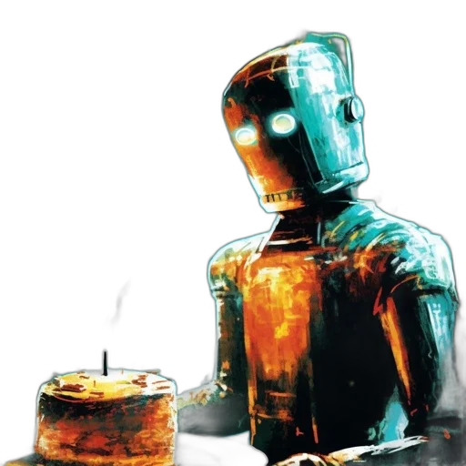 robot, bottle, mask, food transparent PNG cut-out