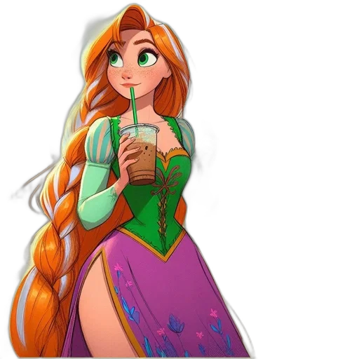 dress, fantasy art, concept art, cartoon transparent PNG cut-out