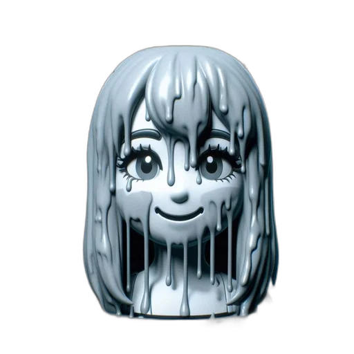 mask, face, robot, hair transparent PNG cut-out