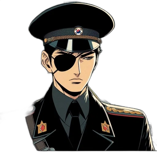 staff, hat, jacket, face transparent PNG cut-out