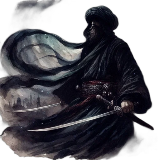 sword, staff, weapon, fantasy art transparent PNG cut-out