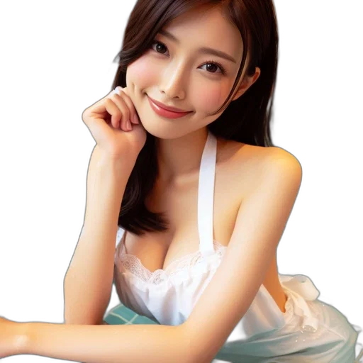 dress, jewelry, face, robot transparent PNG cut-out