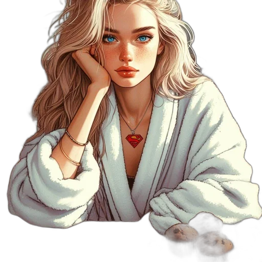 jewelry, face, jacket, dress transparent PNG cut-out
