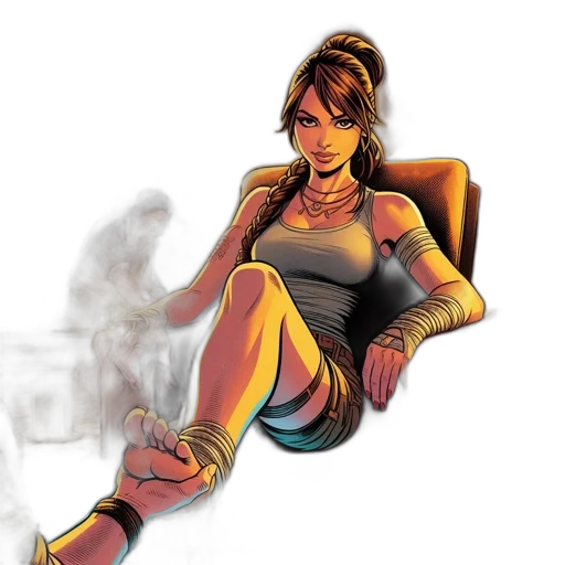 comic book art, concept art, fantasy art, pixel art transparent PNG cut-out