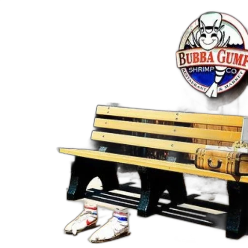 furniture, wooden, bench, sits transparent PNG cut-out