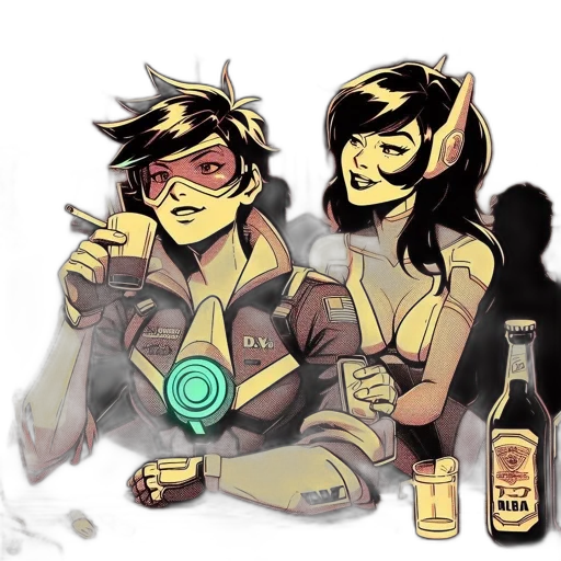jacket, concept art, cyberpunk, comic book art transparent PNG cut-out