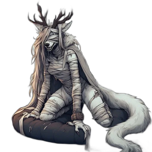 creature, dragon, animal, staff transparent PNG cut-out