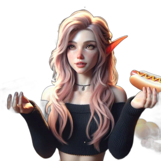 staff, food, fantasy art, concept art transparent PNG cut-out