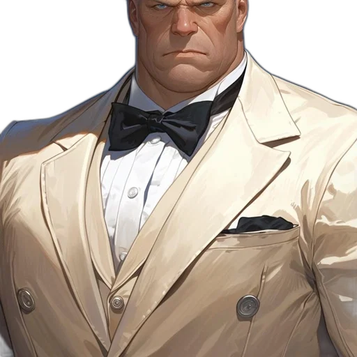 jacket, face, staff, concept art transparent PNG cut-out