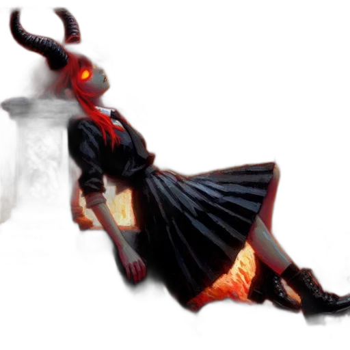 dragon, mask, creature, dress transparent PNG cut-out