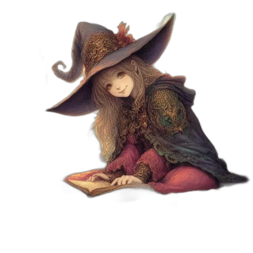 hat, staff, dragon, face transparent PNG cut-out